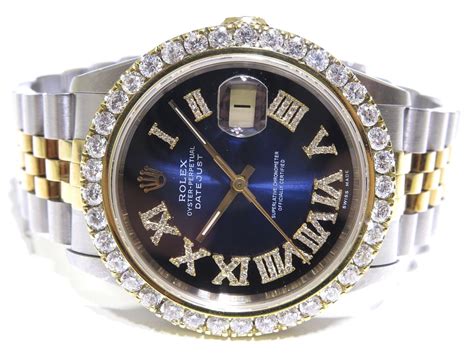 rolex datejust blue 36|rolex 36mm datejust with diamonds.